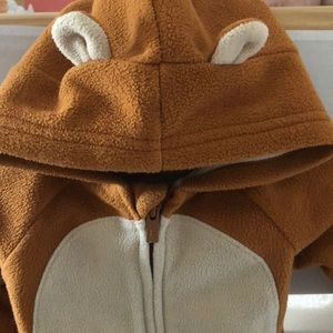 3-6 month old bear/monkey costume / winter onesie